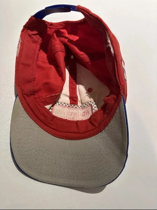 Budweiser Red & Blue Racing Patch Cap - Picture 4 of 7